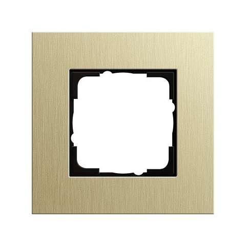 Gira 0211217 Abdeckrahmen Esprit 1-Fach aus Aluminium, hellgold