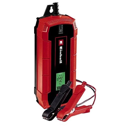 Einhell Batterie-Ladegerät CE-BC 5 M LiFePO4 (intelligentes 12 V Batterieladegerät mit Mikroprozessorsteuerung für verschiedenste Batterietypen, max. 5 A Ladestrom)