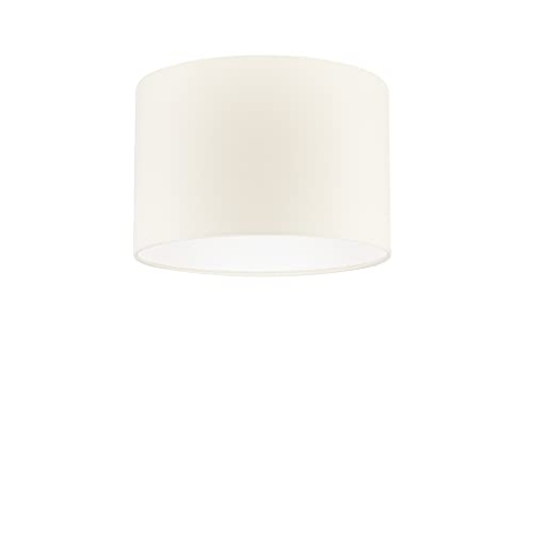 Uniqq Lampenschirm Stoff creme Ø 40 cm - 30 cm hoch, (UL183)