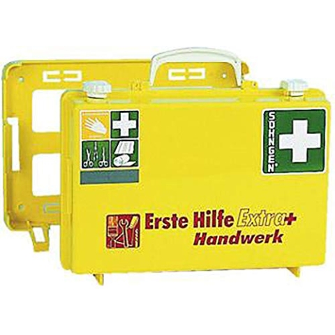 Söhngen Erste Hilfe Koffer Extra+ Handwerk B310xH210xT130ca.mm leuchtgelb SÖHNGEN - 371096