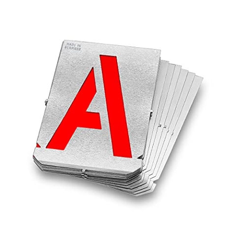 GRAVUREM-Signierschablonen/Schablonen/Stencils A-Z,& / Schrifthöhe 80mm