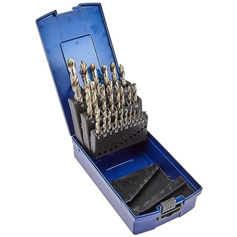 Bohrcraft Jg. brocas DIN 338 N HSS-G, caja ABS KG13 //1-13x0,5/25-uds.