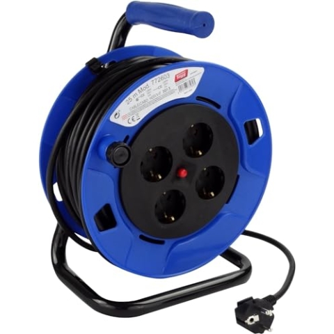 Tayg 772603 ausziehbar Elektro, blau und schwarz, 25 m