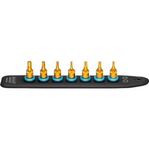 HAZET - SmartRail 1/4" 8500-SR/7 I Kunststoff-Steckleiste Halterung für 7 Steckschlüsseleinsätze I magnetisch, rutschfest, einfache Handhabung I Antrieb: Vierkant 6,3 mm (1/4 Zoll)