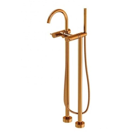 Steinberg Serie 100 Wannenarmatur, freistehend, Ausladung: 231mm, 1001162, Farbe: Rose Gold