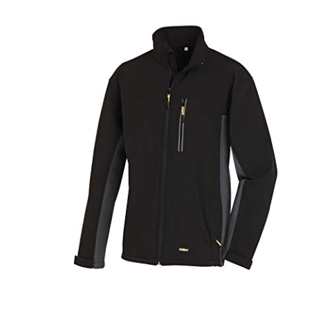 teXXor Softshelljacke Skagen atmungsaktive Microfleece Arbeits, L, schwarz, 4141