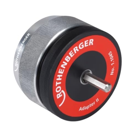 ROTHENBERGER Entgrateradapter II für 1500000236 | 11045 | Adapter zur Nutzung der Innen- und Außenentgrater mit Akkuschrauber oder Bohrmaschine