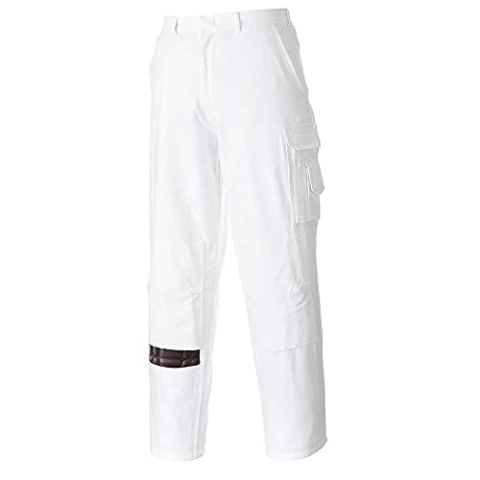PORTWEST S817 - Malerhose, 1 Stück, XXXL, weiß, S817WHRXXXL