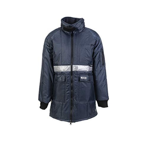 Planam Größe XXL Herren Kühl-/Gefrierhaus Gefrierhaus Parka marine Innenfutter rot Modell 5131