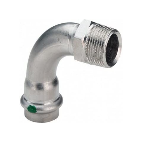 'Viega 2314 – Kurve 90 Grad Sanpress 2314 35 x 1.1/4 Edelstahl