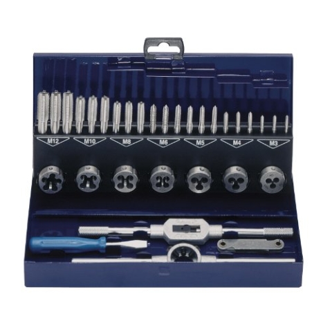 Eventus 10711 M3-M12 HSS Set DIY Gewindeschneidwerkzeuge (32-teilig)