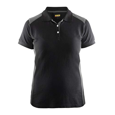 Blakläder Damen-Polo-Shirt, 1 Stück, L, schwarz / grau, 339010509994L