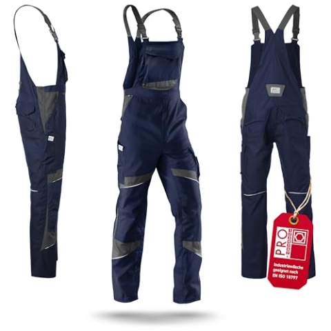 KÜBLER Workwear ACTIVIQ Latzhose | Arbeitslatzhose Herren | Latzhose Herren Arbeitshose | Arbeitskleidung Herren | Arbeitslatzhosen Männer | Arbeitskleidung für Handwerk & Industrie | PSA2 | OEKO-TEX