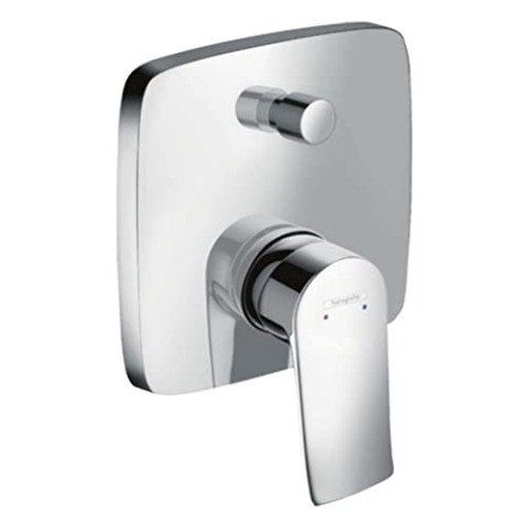hansgrohe Metris Unterputz Wannenarmatur, für 2 Funktionen, Chrom