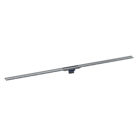 Geberit Duschrinne CleanLine80, Länge 30-130cm (ablängbar), 154441; Farbe: gebürstet, beschichtet/schwarzchrom