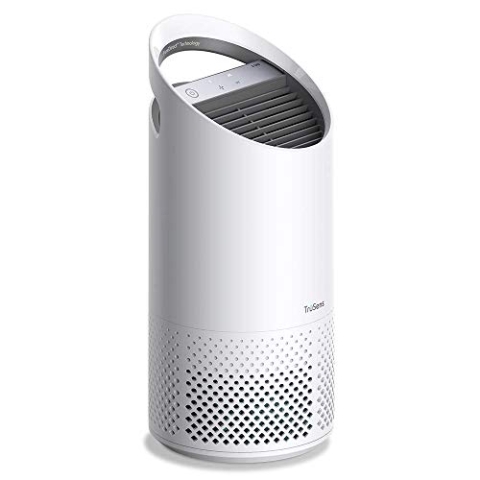 Leitz TruSens Z-1000 Luftreiniger fängt luftübertragene Viren, Allergene, Pollen, Staub, Gerüche & Rauch, UV-C Lampe tötet mehr als 98% der luftübertragenen Bakterien, für Räume bis 23 m², 2415112EU