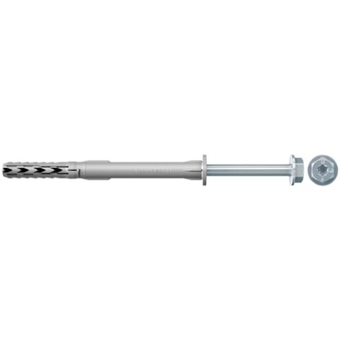 Unbekannt SXR 10x140 FUS Rahmendübel mit Sechskantschraube verzinkt und Zulassung, 50 Stück,46333 ( x L) 10 mm x 140 mm