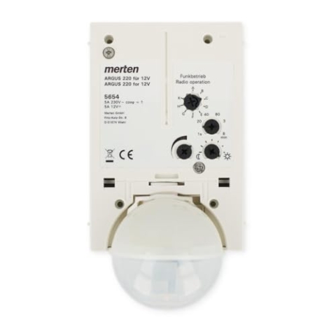 Merten 1473193 565426 ARGUS 220 für 12 V, polarweiß
