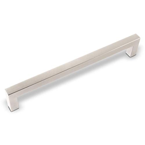 SOTECH 10 Stück Möbelgriffe E3 echt Edelstahl BA 256 mm (Profil 15 x 15 mm) Küchengriffe Relinggriffe Schubladengriffe