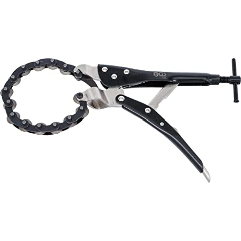BGS 134 | Auspuff-Kettentrenner mit HSS-Kette | 250 mm | Kettenschneider | Kettenrohrschneider | Kettenrohrabschneider | für Stahl, Kupfer, PVC, Aluminium, Edelstahl