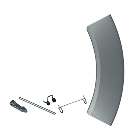 Türgriff Griff silber Set mit Schießnase Kunststoff Waschmaschine Waschgerät ORIGINAL AEG Electrolux 405518648 4055186482 passend Husqvarna L85275XFL WAGL4E200 WASL2E200 WASLEEV200 L87495XFL QW169491