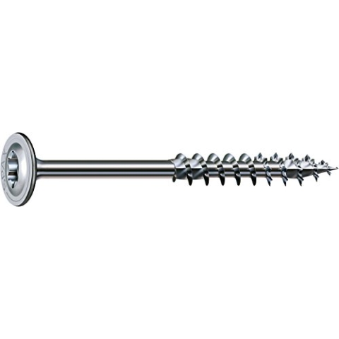 SPAX Holzbauschraube, 8,0 x 320 mm, 50 Stück, T-STAR plus, Tellerkopf, Teilgewinde, 4CUT, WIROX A3J, 251010803205