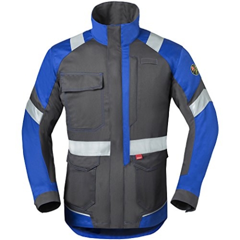 Havep 50141 MQCK6H-54 Langjacke "5safety Image", kohlengrau/kornblau, Größe H54