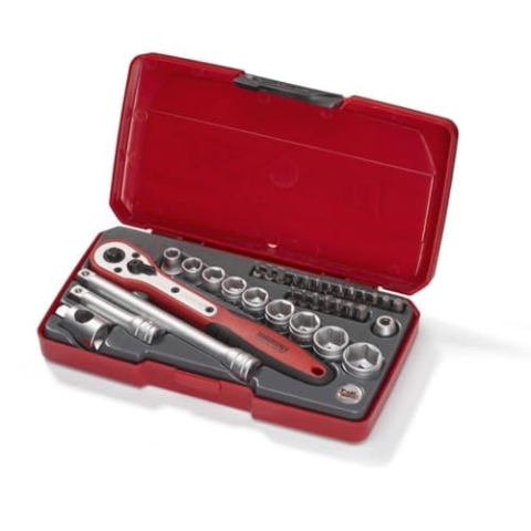 Teng t3834 3/8 Zoll Vierkant Stecknuss- und Bit-Set 34-)