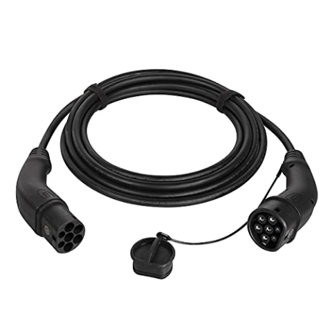 Logilink Harting EVC0103 - E-Auto-Ladekabel Typ 2, 3-phasig, 32 A, 22 kW, 10 m/ZERTIFIZIERTES Kabel