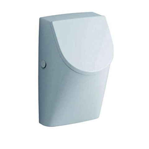 Keramag Urinal Renova Nr. 1 Plan, mit Deckel Scharniere: Metall KeraTect weiß(alpin), 235120600