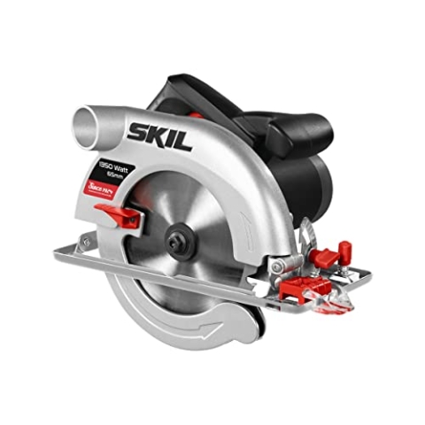Skil Handkreissäge 5765 AA (1.350W, 65mm, mit Hartmetallbestücktes Sägeblatt und Parallelanschlag)