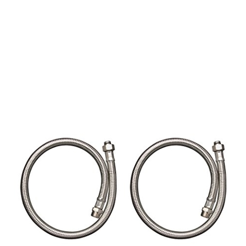 hansgrohe Zubehör, Anschlussschlauch Set für 2-Loch Wannenrandarmatur mit Thermostat, Mehrfarbig