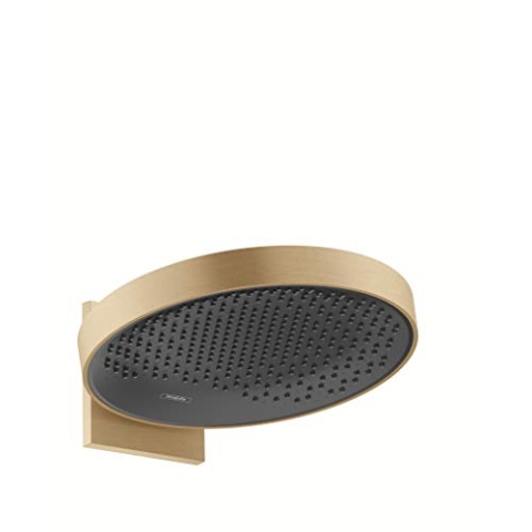 hansgrohe Duschkopf Regendusche Rainfinity (360mm, rund, 1 Strahlart, Wandmontage) Brushed Bronze
