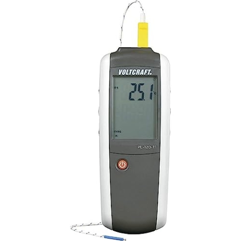 VOLTCRAFT PL-120 T1 Temperatur-Messgerät -200 - +1372 °C Fühler-Typ K, J
