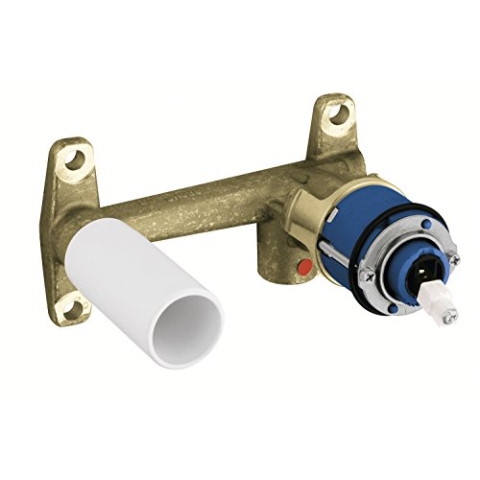 Grohe UP-Rohinstallationen - Einhand Unterputz-Universal-Einbaukörper (DN 15, für 2-Loch-Waschtischbatterien) 33769000 Chrom