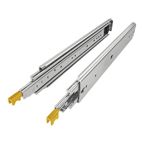 1 Paar Junker Schwerlastauszüge KV2-200-H76-L700-LC 711,2 mm mit Lock-in/out Einrastfunktion Schwerlast-Vollauszug belastbar bis 200 Kg
