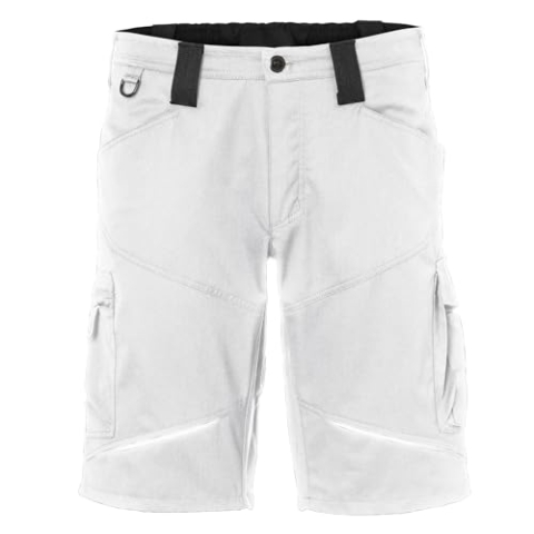 KÜBLER Workwear | KÜBLER ACTIVIQ Stretchshorts | weiß/anthrazit | Größe 64