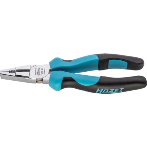 HAZET Kombinationszange 1850-33 I Induktiv gehärtete Schneiden (Härte: 60 HRC) I Ergonomischer 2-Komponenten-Griff I Für präzises Schneiden von Materialien