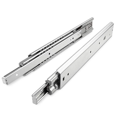 Junker 1 Paar Vollauszüge KV1-80-H53-L900-SC 900 mm Belastbar bis 80 Kg Schubladenauszüge mit Soft-Closing