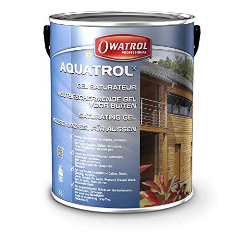 Owatrol-AQUATROL-Holzschutz-Gel für Außen,transparent,Gebindegrösse 5 Liter