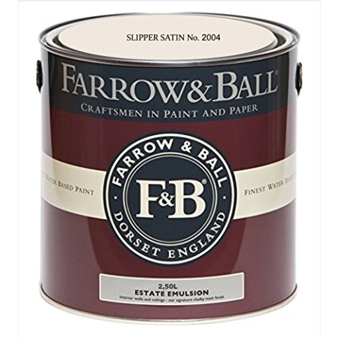 Farrow & Ball Estate Emulsion Farbe 2.5 Liter Slipper Satin 2004 Matt