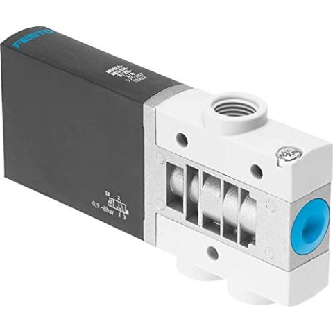 MHE4-MS1H-3/2G-1/4 (525187) Magnetventil Ventilfunktion:3/2 geschlossen monostabil Baubreite:18mm