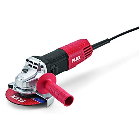 Flex Winkelschleifer L 8-11 (ø 125 mm, 800 Watt, Schleifmaschine inkl. Zusatzhandgriff, Leerlaufdrehzahl 11500 /min, Werkzeugaufnahme M 14) 494682