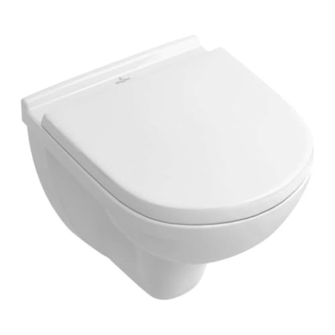 Villeroy&Boch O.Novo Kompakt-Wand-WC inkl. WC-Sitz mit DirectFlush Weiß alpin