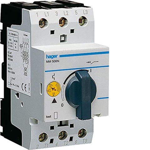 Guardamotor 3P, regulación 1 a 1.6A