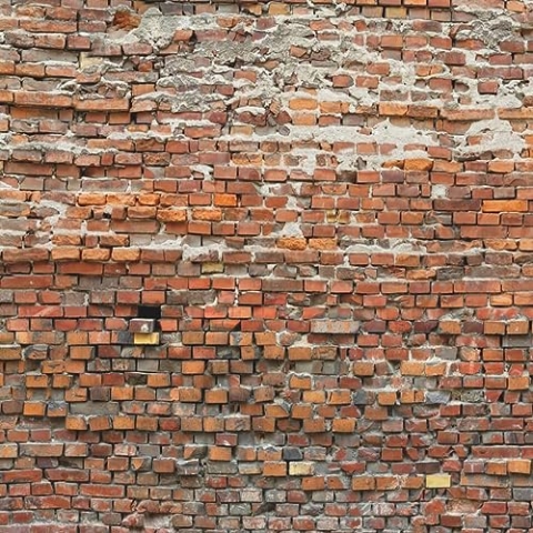 Komar Vlies Fototapete BRICKLANE | 368 x 248 cm | Tapete, Wand, Dekoration, Wandbelag, Wandbild, Wanddeko, Steinoptik, Steinwand, Backstein | XXL4-025,Neutral