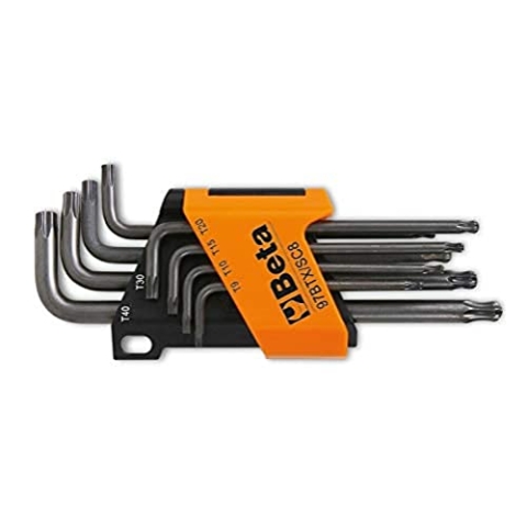 Beta 97BTX/SC8 - Stiftschlüsselsatz mit kugelförmigem kopf, für Torx®-Schrauben, 8teilig