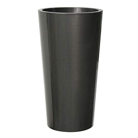 Euro3Plast 2785 Pflanztopf Tuit Durchmesser 33 cm, anthrazit
