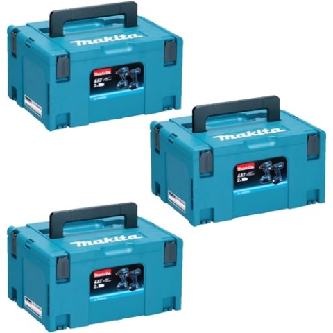 Makita MAKPAC Systemkoffer Gr, 3 im 3er-Set