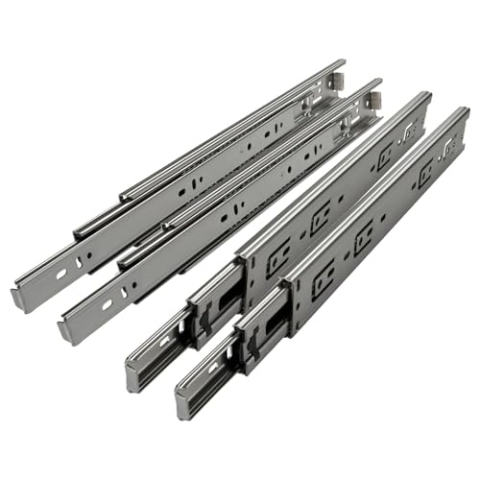 SOTECH 2 Paar (4 Stück) Vollauszüge KV1-45-H45-L700-NF 700 mm (eingeschoben) Kugelführung kugelgelagert Tragkraft 45 Kg